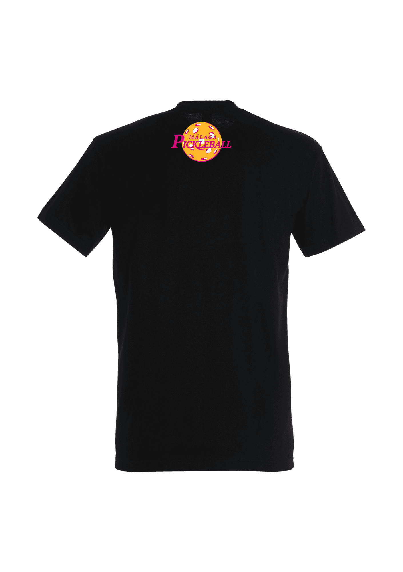 Camiseta negra para hombre 190g 04 Pickleball Malaga - PBM04-IMPERIALNOIRDOS